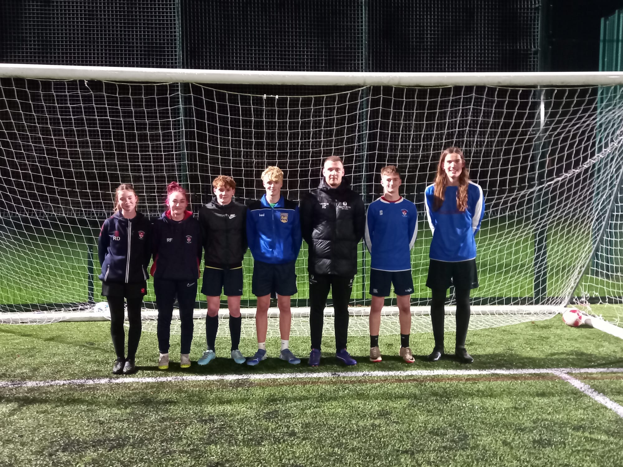 Ashton Coxon coaching a group session