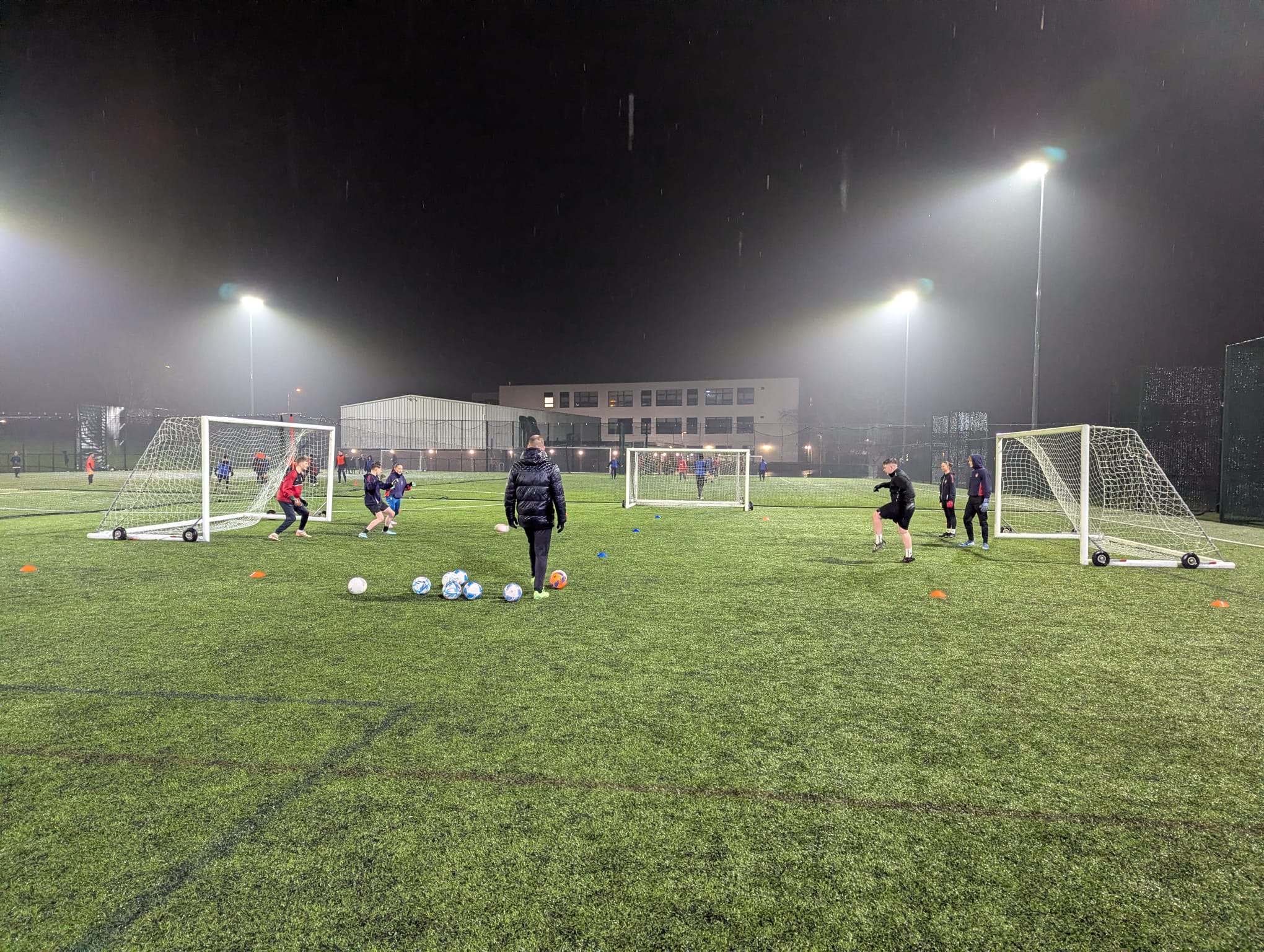 ACE Goalkeeping training drill post